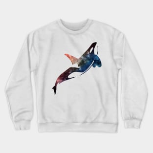 Galaxy Orca Crewneck Sweatshirt